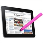 Tab Aluminum Metal Touch Pen (Pink)
